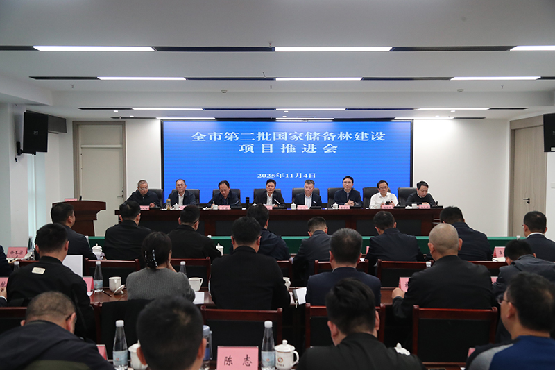 我市召開第二批國(guó)家儲(chǔ)備林項(xiàng)目建設(shè)推進(jìn)會(huì)